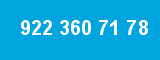 922 360 71 78 922 360 71 78